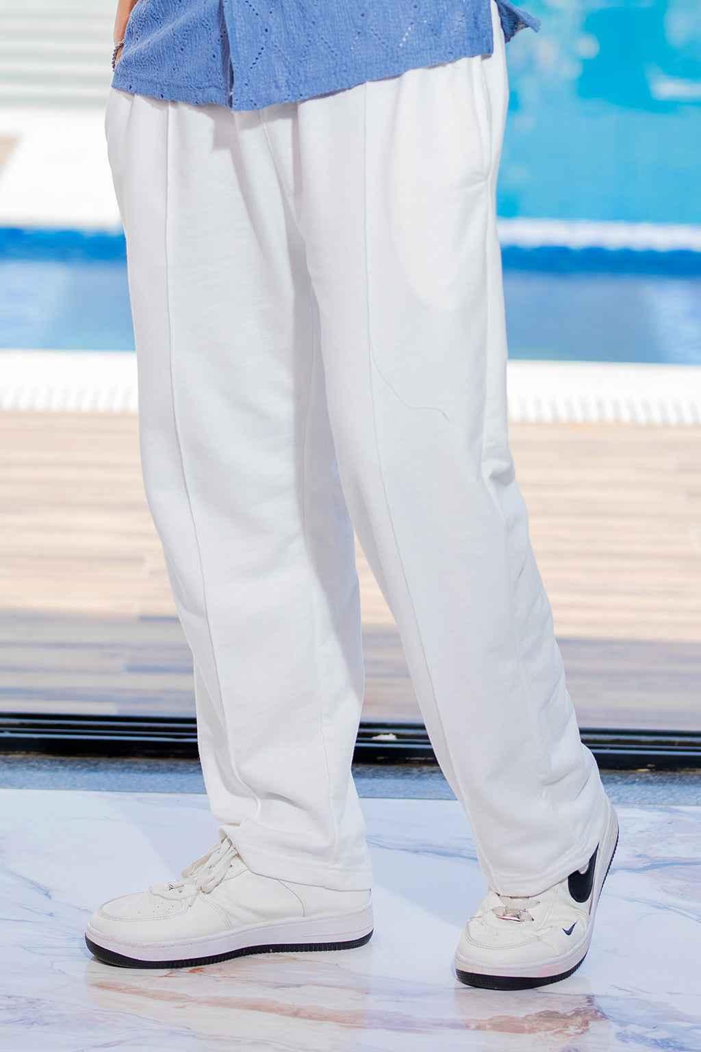 Side Profile Relaxed Trousers - Baggy Style