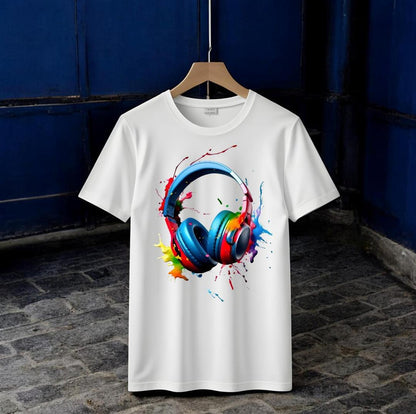 Men's Graphic Sublimation Jersey T-Shirt - Round Neck