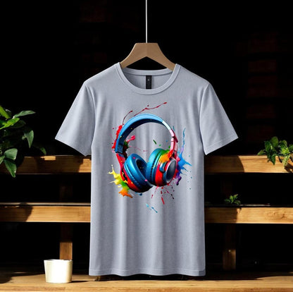 Men's Graphic Sublimation Jersey T-Shirt - Round Neck